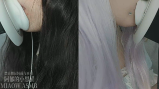 ❤️939，Red 轻Rua（3dio）双耳binaural【MIAOW ASMR阿郁的小黑猫】54min丨阿郁的小黑猫丨爱发电.mp4