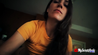 mysweetapple 69 and blowjob with cum in mouth and spit on tits.mp4