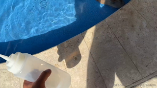 Dia Bella - Teddy Tarantino - Daddys little Latina Slut - Poolside Fucking.mp4