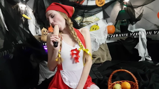Redhead Cought By Grey Wolf Halloween.mp4