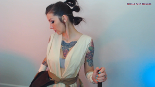 Stella Von Savage - Reys Staff Star Wars Cosplay Fuck.mp4