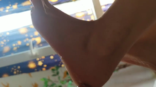 what a perfect morning looks like to you right would you love to cover my feet like this.mp4