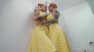 BRAZZERS [2024-06-12] Chantal Danielle And Kitty Quinn Bbc Dick N Roll Diner Disaster.mp4