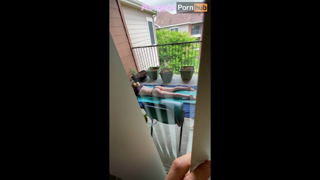 Masturbating to my Hot Sunbathing Stepsister.mp4