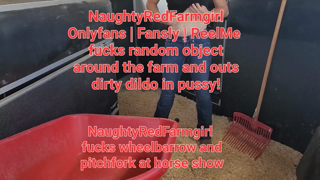 Big ass Redhead Fucks Farm Equipment, Squirting, Anal, Object Insertion, Country girl, real Orgasm-(1080p30).mp4