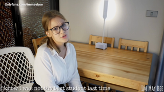 Old professor fucks his young student hard. Creampie and huge cu.mp4