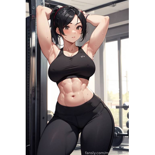 Gym GF Encourages You To Lock In & Guides You Through Your Sets! [NO MUSIC VERSION]
