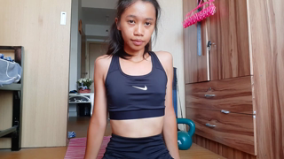 creamberryfairy part after workout sweaty orgasm manyvids.mp4