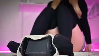 【ASMR／実写】タオルでお耳をごそごそスクラッチ&絶対領域で挟んで寝かしつけ💛【睡眠導入／Thighs／No Talking／Sleep／Tapping／Scratching／Relaxation】 (xxGipR7Fio4).mp4